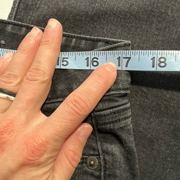 LOFT Modern Flare Black Jeans - Picture 3 of 4